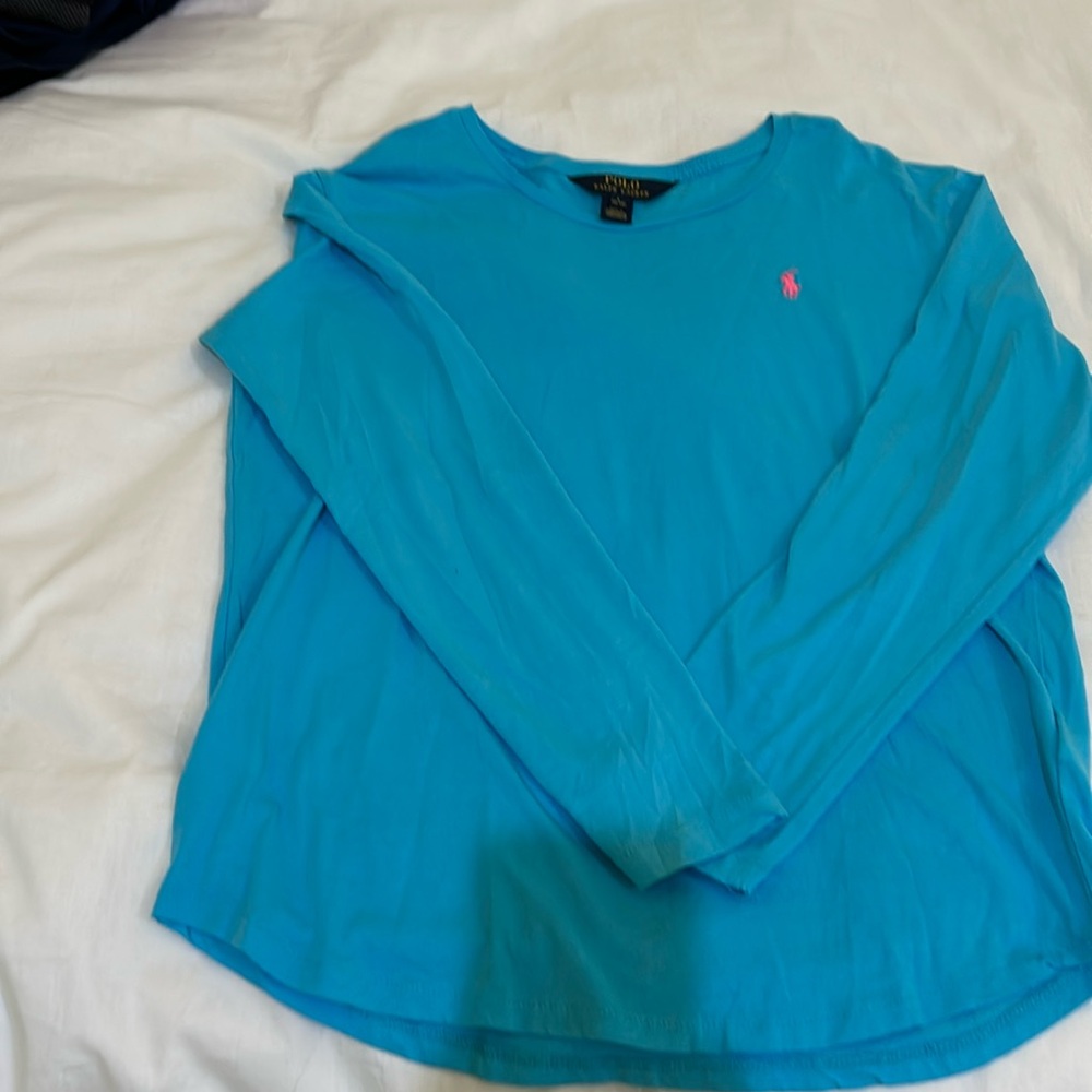 Polo Ralph Laure t shirts Large size 12-14 girls